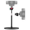Borenbuir Webcam Stand for Desk, Height Adjustable, Desktop Webcam Tripod Mount for Logitech Brio 4K C922 C930e C920S C920 C960 C920x Camera and Other Devices with 1/4" Thread view 1