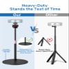 Borenbuir Webcam Stand for Desk, Height Adjustable, Desktop Webcam Tripod Mount for Logitech Brio 4K C922 C930e C920S C920 C960 C920x Camera and Other Devices with 1/4" Thread view 2