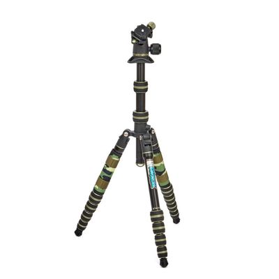 3 Legged Thing Punks Corey 2.0 Magnesium Alloy Ultra-Compact Travel Tripod - Adjustable, Multi-use Camera Tripod with Three Detachable Legs (Moss Green)
