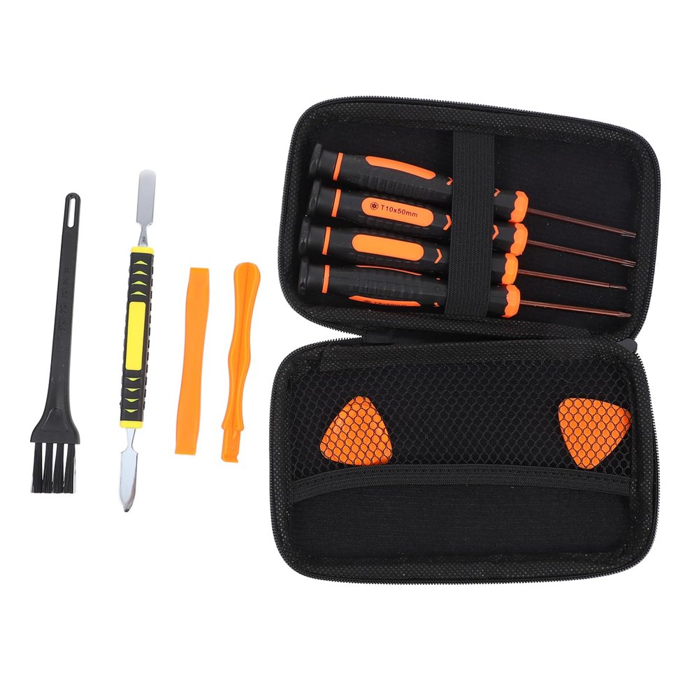 Angoily 1set Multi-function Precision Screwdriver Mobile Tools Kit with Magnetic Bits Storage Box for Easy Disassembly and Installation