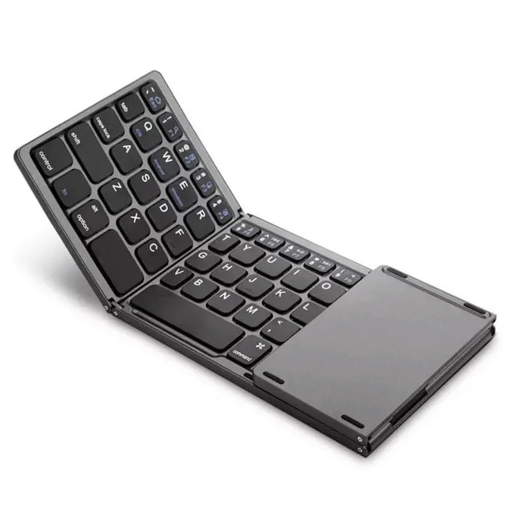 for B033 Foldable Keyboard with Touc ad & USB Wired Rechargeable Mini Keyboard