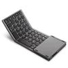 for B033 Foldable Keyboard with Touc ad & USB Wired Rechargeable Mini Keyboard view 1