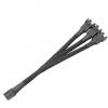 BOXUWFO HONGP 4-pin 1 to 3 Way PWM Fan Splitter Cable Cooled 1 to 3 Way Tap Sleeve Extension Braided Cable Extension Fan Connector view 1