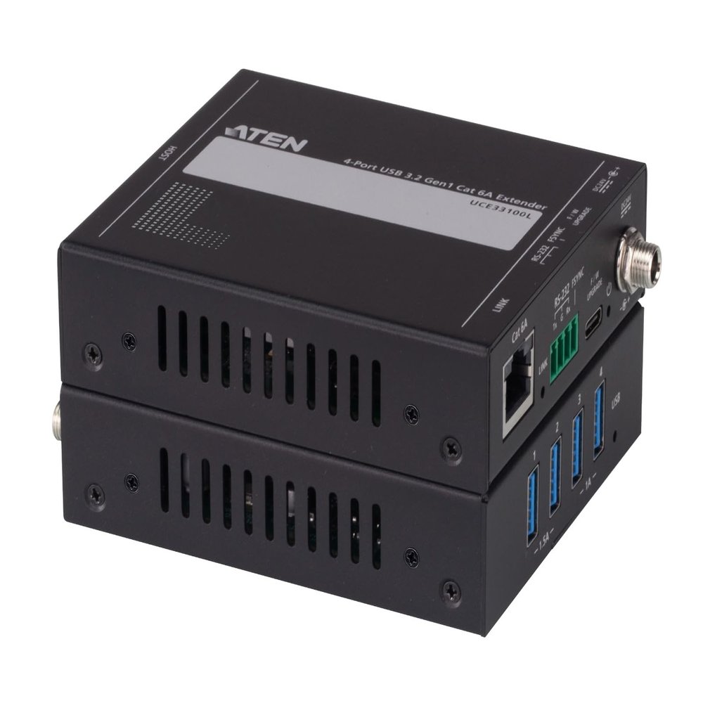 ATEN 4-Port USB 3.2 Gen 1 Cat 6A Extender (up to 100 m), W129050577 (Extender (up to 100 m))