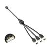BOXUWFO HONGP 5V3 Pin Extension Cable Computer Main Board ON/E Point Four Hub ON/E Drag Two/Three Connection Expansion ARGB Splitter(One pointthree Black) view 1
