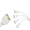 BOXUWFO HONGP 5V3 Pin Extension Cable Computer Main Board ON/E Point Four Hub ON/E Drag Two/Three Connection Expansion ARGB Splitter(One pointthree White) view 2
