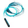 YWZBQL Wen ST USB Rechargeable L*/ED Fiber Optic Whip 360 Swivel Optical Whips Multicolor Disco RGB Dancing Glowing Whip Sparkle Flow String(Grey Handle) view 2
