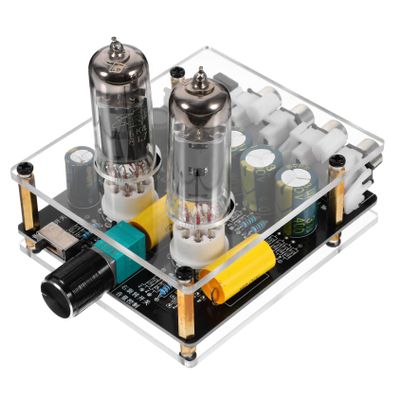 HOMOCONO Hi-fi Stereo Preamp Vacuum Electron Tube Valve for Turntable DIY Home Theater Kit