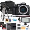 Canon EOS R10 Mirrorless Camera Body Only + 64GB Memory Card + LED Light + 50 Inch Tripod + More (18pc Bundle) (Renewed) view 1