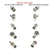 KUIQEO Video Connector RG179 F Male Right Angle to BNC Male Pug 75ohm Connector Video HD-SDI R/F Jumper Pigtail Coaxial Coax Cable 30CM 50CM 1M 2M 300CM coaxial Cable(2.5M) view 4