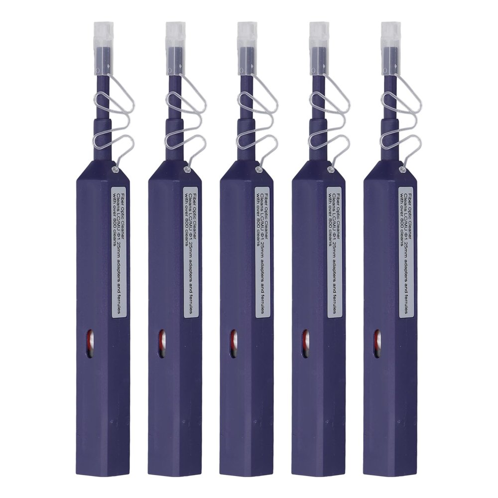Fiber Optic Cleaner Pen LC, Fiber Optic Connector Cleaning Pen SC FC ST Cleaner >800 Clean Times LC MU Dia1.25mm Simple, Video Cables
