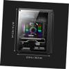 FONDOTIN RGB ATX Computer Case with Tempered Side Panel High Airflow Design and Pre-Installed Argb Fans for Gaming and Home Use RGB Black view 4