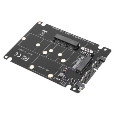 Angoily Ssd to Msata Adapter Card Easy Installation Supports Converts b Msata for Boosting Data Transfer Speeds Computers and Upgrades
