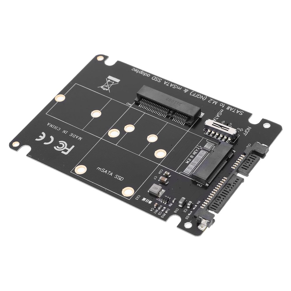 Angoily Ssd to Msata Adapter Card Easy Installation Supports Converts b Msata for Boosting Data Transfer Speeds Computers and Upgrades