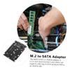 Angoily Ssd to Msata Adapter Card Easy Installation Supports Converts b Msata for Boosting Data Transfer Speeds Computers and Upgrades view 4
