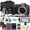 Canon EOS R8 Mirrorless Camera Body Only + 64GB Memory Card + LED Light + 50 Inch Tripod + More (18pc Bundle) (Renewed) view 1