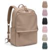 GOLF SUPAGS Women Laptop Backpack Casual Daypack for Work Travel College Backpack Purse Fits 14 Inch Notebook (Champagne) view 1