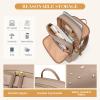 GOLF SUPAGS Women Laptop Backpack Casual Daypack for Work Travel College Backpack Purse Fits 14 Inch Notebook (Champagne) view 3