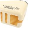 GAROZATION Wire Organizer Box Cable Management Box Cord Hider for Power Strip and Socket Storage view 4