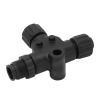 Sonew NMEA 2000 T Connector with 3 Port 5Pin Thread for Networks - IP67 for Easy Device Expansion - Sturdy ABS and Metal Construction Compatible with Simrad BG view 4