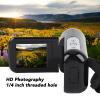 Pomya DV Camcorder, 1080P Video Camera, 16MP, 16X Digital Zoom, 2 Inch Screen, Supports Selfie Mode, Video Pause, Loop Recording, time Watermark (Black) view 4
