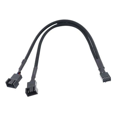 BOXUWFO HONGP 4 Pin Y Splitter Cable for Motherboard CPU Fan Extension Adapter Compatible with 3 and 4 Pin Connectors