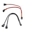 BOXUWFO HONGP 4 Pin Y Splitter Cable for Motherboard CPU Fan Extension Adapter Compatible with 3 and 4 Pin Connectors view 3