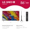 LG 86-Inch Class QNED QNED82A Series Smart TV w/AI Sound, HDR10, 4K Super Upscaling, Filmmaker Mode, Wow Orchestra, Alexa Built-in (86QNED82AUA, 2025) view 2