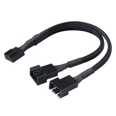 BOXUWFO HONGP 1 to 1 2 3 4 Splitter PWM 4pin 3pin Computer Mainboard CPU Fan Connector Extention Cables 3 4 Pins for Computer Cooling System(2)