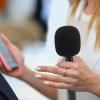 Microphone Interview GO Handheld Adapter, Interview Microphone Handheld Adapter with Foam, Holder for MIC 1 and 2 for Rode Wireless GO II for Hollyland Lark 150 view 2