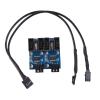 BOXUWFO HONGP Motherboard 9Pin USB Header Splitter Male 1 to 2/4 Female Extension Cable Adapter Desktop 9-Pin USB2.0 HUB Connector view 1