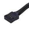 BOXUWFO HONGP Motherboard 9Pin USB Header Splitter Male 1 to 2/4 Female Extension Cable Adapter Desktop 9-Pin USB2.0 HUB Connector view 2