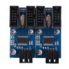 BOXUWFO HONGP Motherboard 9Pin USB Header Splitter Male 1 to 2/4 Female Extension Cable Adapter Desktop 9-Pin USB2.0 HUB Connector view 4