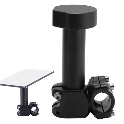Fabater Mini Mount, RV Ladder Pole Mount, Aluminum Alloy Pole Clamp for Mini Satellite Dish on Roof Racks, RVs, Boats, and Campers