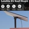 Fabater Mini Mount, RV Ladder Pole Mount, Aluminum Alloy Pole Clamp for Mini Satellite Dish on Roof Racks, RVs, Boats, and Campers view 2