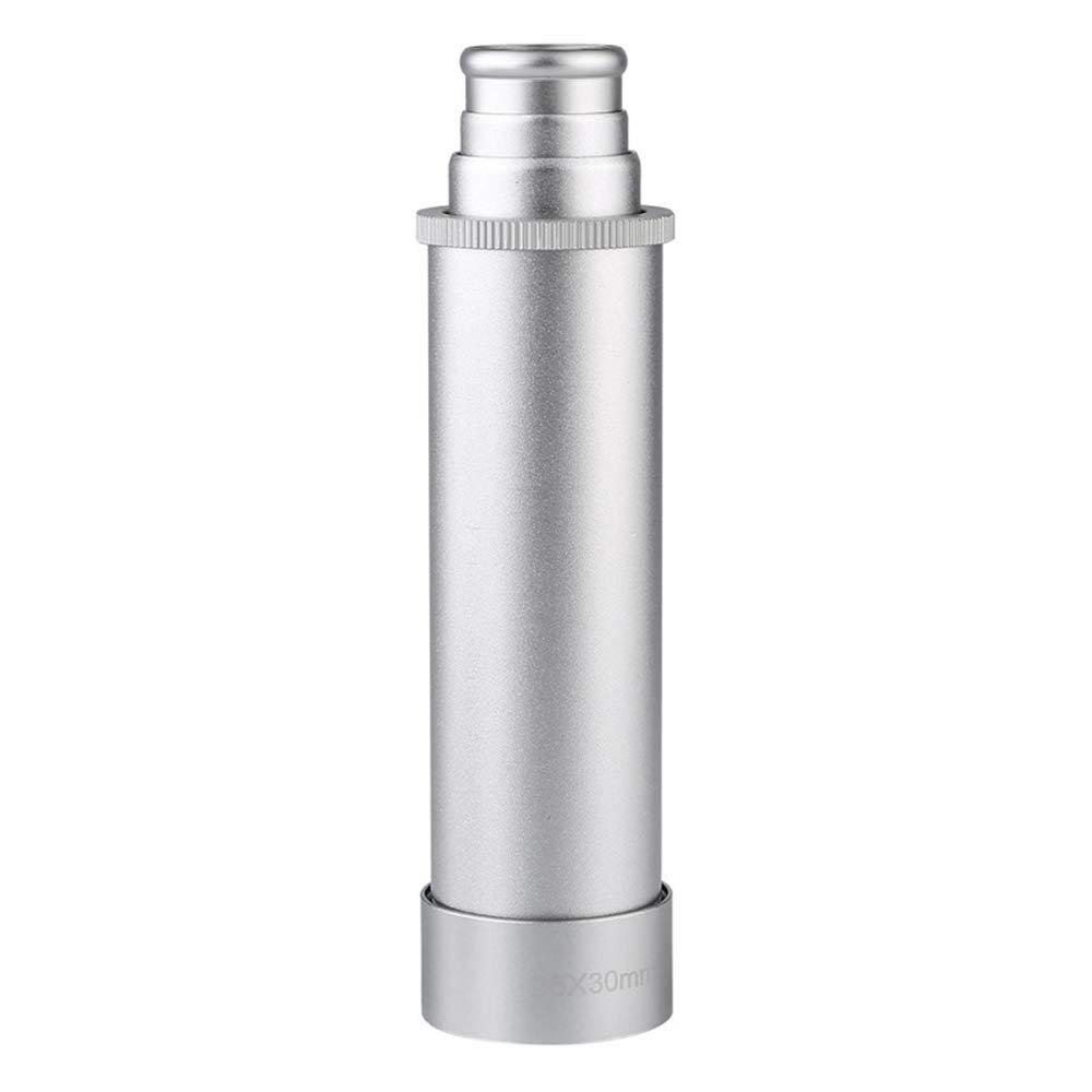 Telescope Zoomable,25x30 Portable Collapsible Handheld Telescope Vintage Monocular for Camping Boating (25x30)