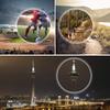 Telescope Zoomable,25x30 Portable Collapsible Handheld Telescope Vintage Monocular for Camping Boating (25x30) view 2