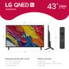 LG 43-Inch Class QNED AI 4K QNED82A Series Smart TV w/AI Sound, HDR10, 4K Super Upscaling, Filmmaker Mode, Wow Orchestra, Alexa Built-in (43QNED82AUA, 2025) view 2