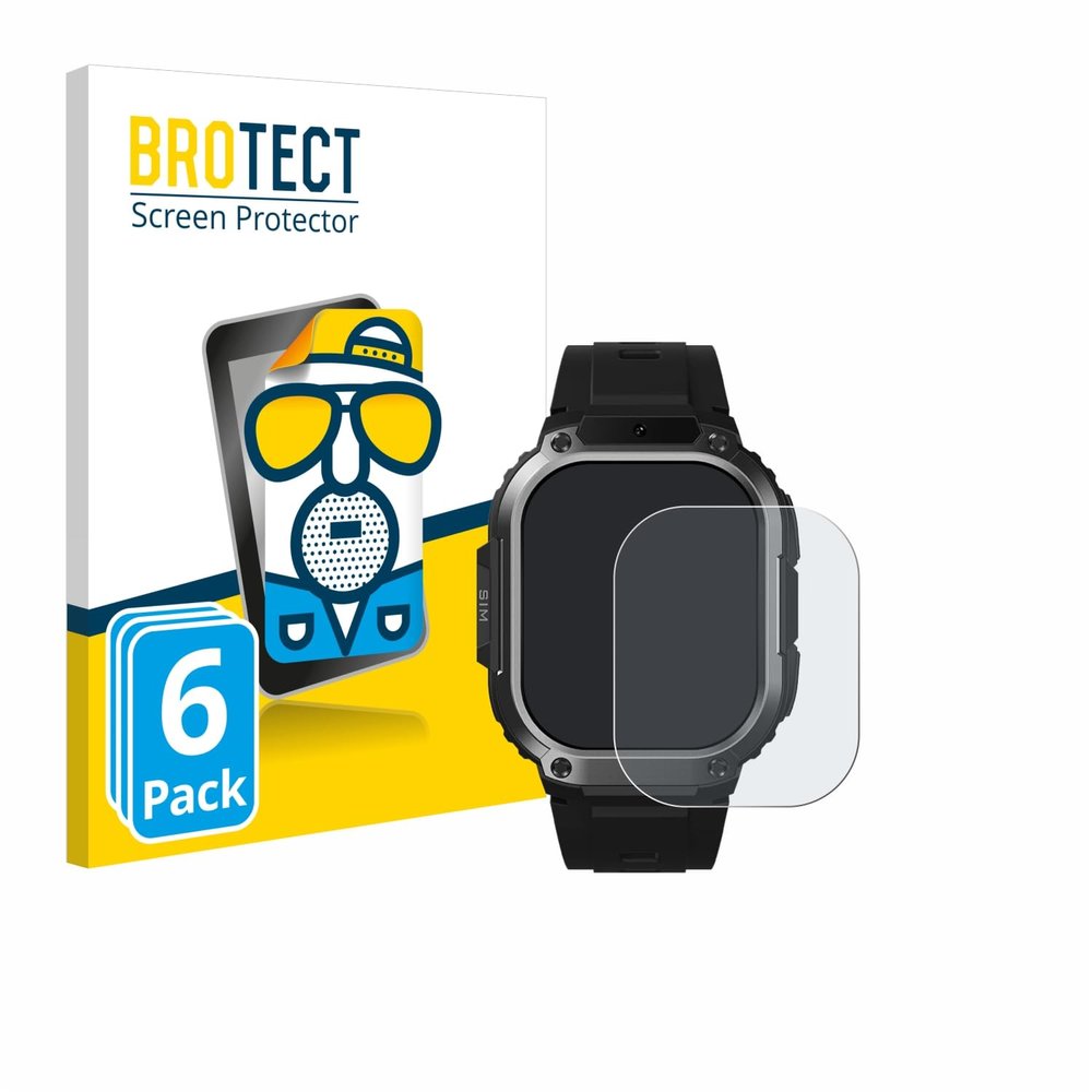brotect Screen Protector Anti-Glare Compatible with Zeblaze Thor SQ (6 Pack) Screen Protector Matte, Anti-Fingerprint Protection Film