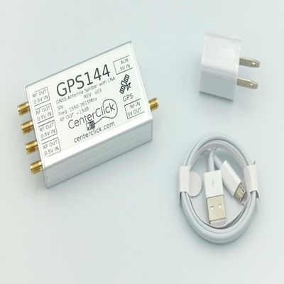 CenterClick GPS14x GPS/GNSS 4-Way Splitter for Powered Antennas (GPS144)