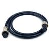 9.84ft GX20 8 Pin Double Female Cable, GX20 8Pins Female to Female Head Aviation Cordset Electrical Connector Panel Mount Circular Metal Adapter Cordset for Ships 5A 200V 20AWG (3meter) view 1
