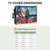 4th of July Outdoor TV Cover 32 Inch Puerto Rico Flag TV Enclosure Independence Day Frog Star Red Floral TV Covers for Outside July 4th Holiday TV Display Screen Protector with Remote Control Pocket view 2