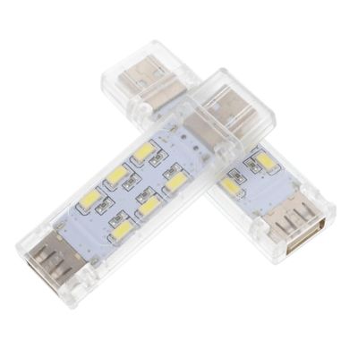 Angoily 2pcs Rechargeable USB Led Laptop Lamp Brightness Computer Light for Night Reading Portable Desk Light for Students and Home Office