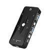 2 Port KVM Switcher, VGA Manual Switch Box, Video Sharing Adapter 1920X1440, Support Games, Plug and Play, with Mouse, for DOS, (4 People) view 2