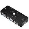 2 Port KVM Switcher, VGA Manual Switch Box, Video Sharing Adapter 1920X1440, Support Games, Plug and Play, with Mouse, for DOS, (4 People) view 3