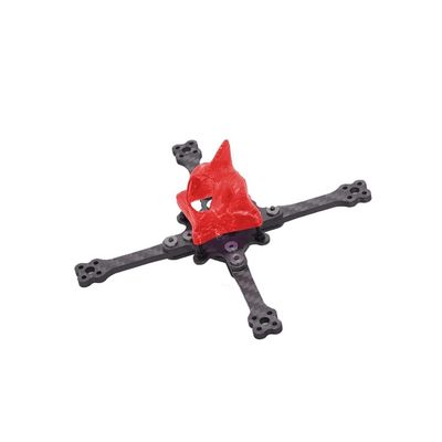 Fit for 1103 1104 1105 1106 1204 Motor Long Range FPV Frame RC Drone 2inch 3inch 3.5inch Frame with 3D TPU Printed Camera Mount Suit(3.5inch Red)