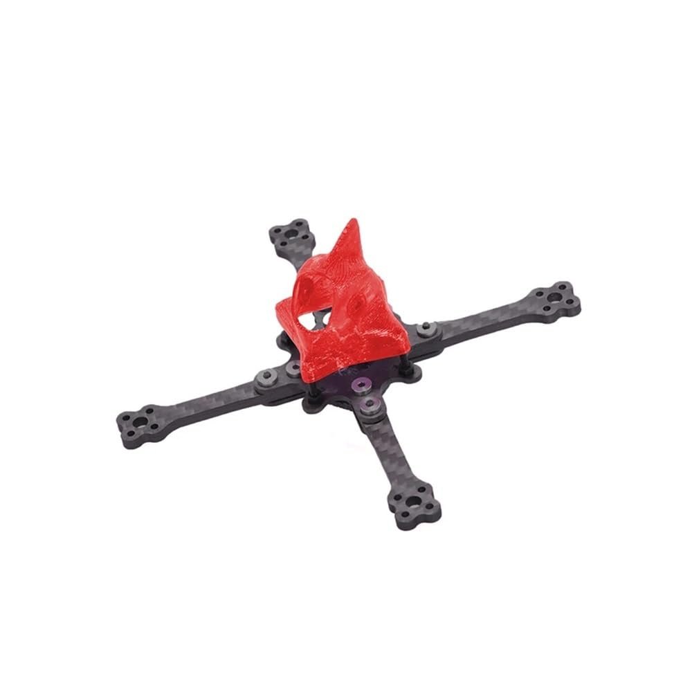 Fit for 1103 1104 1105 1106 1204 Motor Long Range FPV Frame RC Drone 2inch 3inch 3.5inch Frame with 3D TPU Printed Camera Mount Suit(3.5inch Red)
