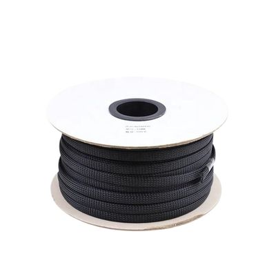 HZVCYDIZG Braided Cable Hose SleevesCable Tidy Sleeve 200M Black Expandable Sleeving for Data Cable Protection, 3-10mm Flame Retardant Nylon Tubing, Mesh Wire Sleeves(8 mm)