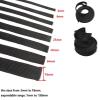 HZVCYDIZG Braided Cable Hose SleevesCable Tidy Sleeve 200M Black Expandable Sleeving for Data Cable Protection, 3-10mm Flame Retardant Nylon Tubing, Mesh Wire Sleeves(8 mm) view 2