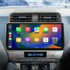Car Radio for Toyota Land Cruiser Prado 150 2018 2019 2020 2011 2012 2023 Upgrade Stereo Radio Head Unit with CarPlay 12.3 inch Touch Screen Android Auto Bluetooth GPS SWC WiFi 8Core 4+64G view 1